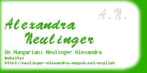 alexandra neulinger business card